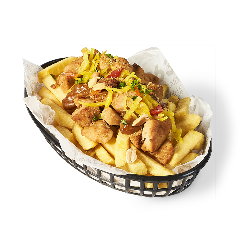 Frites Koreaanse kip